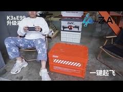 Drone aéreo sem piloto de 2,4 GHz com câmera e controle remoto