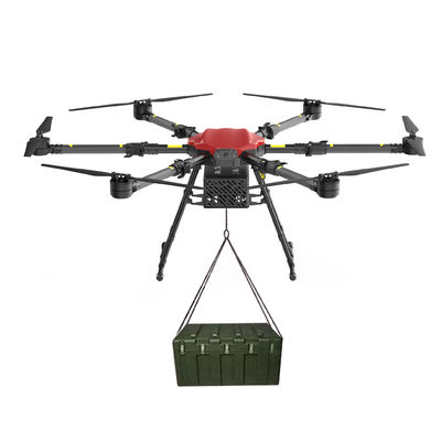 Carga útil de 30 kg 6 eixos Drone de entrega de longa distância para transporte de carga Drone de elevação pesada