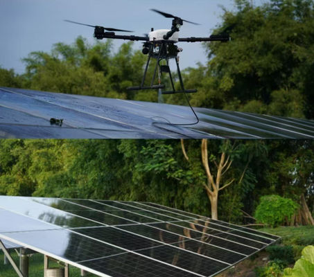 Bom preço ZAi-MX15 Painel Solar Drone de Limpeza de Alta Voltagem para Soluções de Limpeza de Janela de Parede de Edifícios Altos on-line