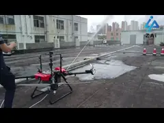 Drone de limpeza de janelas ZAi de 4 eixos 40 kg UAV de carga útil com radar de evitação