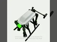 Drone portátil dobrável de 15 polegadas FPV Carga útil 1kg 5.8G 2.5W VTX com controle remoto